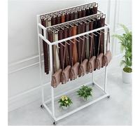 Expositor de Cinturones Independiente con Ganchos de Metal para Hombres y Mujeres, Percha y Organizador de Cinturones para guardarropas, Corbatas, chales y Carteras. Ideal para Tiendas Minor~/