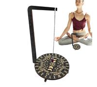 Expositor de collares de , soporte de joyería de madera de 18 cm, soporte resistente para colgantes, elegante organizador de accesorios místicos, estante decorativo de madera para abalorios y