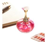 Expositor de esmalte de uñas, base de resina magnética, soporte para uñas en forma de corazón, de aleación, con diseño de concha dividida, para pintar los dedos en casa, escritorio, salón