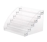 Expositor de Esmalte de Uñas, Organizador de Esmalte de Uñas, 6 Tipos de Esmalte de Uñas Duradero Acrílico Transparente Soporte Organizador de Maquillaje Soporte para Esmalte de Uñas