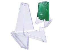 Expositor de monedas, soportes de caballete de acrílico | Monedero acrílico transparente | Soporte acrílico transparente para exhibición de monedas para libro de lecciones de arte