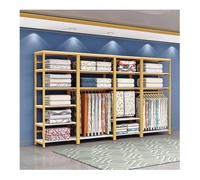 Expositor De Muestras De Tela, Estantes Y Estanterías para Tiendas De Textiles para El Hogar, Vitrinas para Ropa De Cama, Fundas De Almohada Y Fundas Nórdicas para Tiendas De Bodas(80x45x200 cm/B)