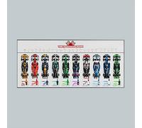 Expositor de Pared para 77242, Vitrina acrílica Grande de 80 x 50 cm, Elegante Expositor a Prueba de Polvo para Piezas Lego, Organizador Coleccionable, decoración del hogar y Regalo. (D)