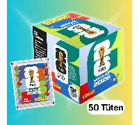 Expositor de pegatinas Panini de la FIFA 2026 - 50 paquetes con un total de 350 pegatinas