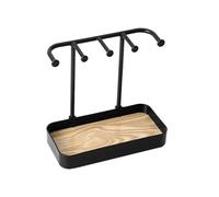 Expositor de pendientes doble capa con cajones, organizador almacenamiento for collares y anillos Para collares, pulseras(Color 2)