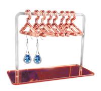 Expositor De Pendientes,Organizador De Joyería De Material Acrílico Con Forma De Percha | Joyero En Forma De Mini Percha,Para Tienda De Exposición Venta Al Por Menor Mostrar Día De La Madre S