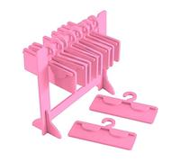 Expositor de pestañas, soporte de pestañas postizas de acrílico, organizador de pestañas con 10 soportes de injerto de organizador, estante de extensión de pestañas, recipiente cosmético para