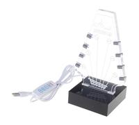 Expositor de púas de guitarra, caballete transparente para exhibición de púas de guitarra, caja de púas de guitarra con soporte para púas de guitarra