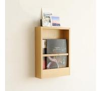 Expositor de Revistas, Soporte para Folletos, Estante de Madera para Pared, Organizador de Correo, Archivador de Revistas, Estantes Flotantes para el Hogar, la Oficina, la Sala de Espera Y la Cafeterí