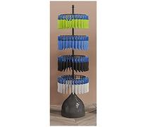 Expositor de ropa interior y calcetines para tiendas de ropa, Perchero para lencería y sujetadores Percha organizadora para trajes de baño(Black,5-tier)