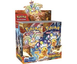 Expositor de sobres de expansión Escarlata y Violeta SCINTILLE FOLGORANTES del GCC Pokémon (36 sobres de expansión), edición en italiano