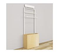 Expositor de suelo para cinturones, ganchos para tiendas de ropa, estantes de almacenamiento de bufandas, 60 x 25 x 165 cm, diseño ajustable y resistente, ideal para soluciones de comercialización al