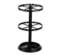 Expositor giratorio de joyería - Soporte organizador de árbol de 2 niveles | Soporte ajustable para collares, aretes, anillos | Organizador de torres de exhibición para bodas, cumpleaños o