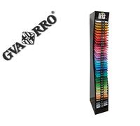 Expositor Guarro Metalico Vacío 36 Estanterías para Iris Cartón A4 185 Gr 30X40X200 cm