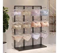 Expositor Independiente para Venta al por Menor de Ropa Interior, Sujetadores, Pantalones Cortos, hijabs, chales de Seda, Calcetines, llaveros, Juguetes y Joyas. Ideal para boutiqu