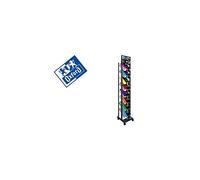 Expositor metalico oxford azul 8 posiciones vacio