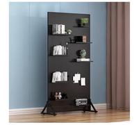 Expositor Metálico Para Tablero Perforado Con 20 Ganchos Y Ruedas, Tablero Perforado De Pie, Organizador Independiente Para Manualidades Con Base En T, Ideal Para El Hogar(Black,50x40x120 cm)