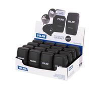 Expositor Milan Compact Shadow 16 Afilaborras Goma y Sacapuntas Doble