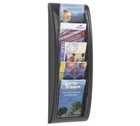 Expositor mural de folletos Paperflow, 5 compartimentos para formato DIN A5