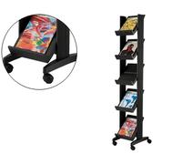 Expositor Paperflow Chao Mobile 5 Librerías 275X327mm Negro