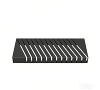 Expositor para baldosas de suelo, 13-Slot One-Piece Metal Tile Display Rack For Floor Samples Multicolor Multiple Sizes(Black,39 * 7 * 3in/100 * 20 * 10cm)