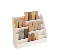 Expositor para baldosas de suelo, 5-Layer Floor Tile Display Stand, Multicolor, 46-66x18cm(Cream,66x18cm/26x7.1")