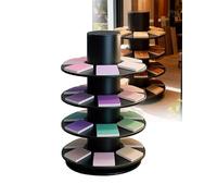 Expositor para baldosas de suelo, Tile Display Rack, Color Sample Stand, Aluminum Panel, Desk Or Counter D35-50xH55cm(D 35 x H 55cm)