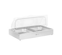 Expositor para buffet - 2 x 4 L - Royal Catering - 535 x 335 x 250 mm