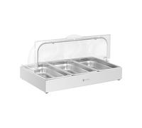 Expositor para buffet - 3 x 2,6 L - Royal Catering - 535 x 335 x 250 mm