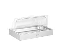 Expositor para buffet - GN 1/1 - acero inoxidable con cubierta - Royal Catering