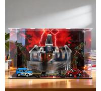 Expositor para Lego 11370 Stranger Things: La casa de Creel - Caja acrílica con protección UV, solución de almacenamiento a prueba de polvo para modelos de coleccionista (vitrina) (B) (fondo)