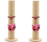 Expositor para pulseras vertical, 2 piezas Soporte para Pulsera,Expositor Pulseras, Expositor para Pulseras para Tocados de Joyas,para Pulseras porta Gomas para el Pelo