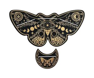 Expositor para tarjetas - Soporte para tarjetas de tarot | Caballete, base de cartón con tallada en madera, cartón con fases lunares, ceremonia, levanta el espacio con su Este
