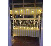 expositor para vendedores ambulante Expositor portátil de alimentos, quiosco comercial, puesto de comida for exteriores de 110, 130 y 160 cm de largo.(Yellow,110x60x200 cm(43.3x23.6x78.7 in))