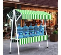 Expositor para vendedores Ambulante Expositor portátil for Puestos ambulantes, Carrito Verde portátil for Comida callejera, Longitud de 110, 130 y 160 cm.(63x23.6x78.7in(160x60x200cm))