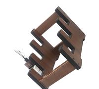 Expositor profesional para guitarras, forro suave, protege los instrumentos, capacidad para 3 guitarras, compacto para estudio, decoración del hogar