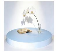 Expositor Redondo: Plataforma Versátil Para Decoración De Eventos, Pedestal Moderno Para Exhibir Esculturas, Pasteles, Joyas Y Ropa(30x50cm/11.8x19.7in)