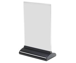 Expositor sobremesa deflect-o contour en forma de t a5 vertical crista