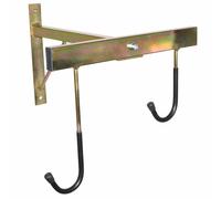 Expositor-soporte de pared para 2 bicicletas fijación en la rueda (36x45cm)