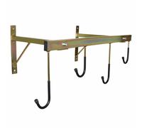 Expositor-soporte de pared para 4 bicicletas con fijación en la rueda (76x45cm)