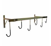 Expositor-soporte de pared para 6 bicicletas, fijación en la rueda (126x45cm).