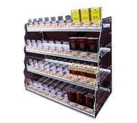 Expositor Vertical Para Cigarrillos De Mostrador, Expositor Automático Para Cigarrillos, Estante Acrílico Transparente Para Cigarrillos, Expositor Comercial Para Venta Minorista(69x29x42cm)