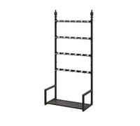 Expositores para tiendas, Expositor multifuncional de pie, Estanterías ajustables para calcetines, ropa interior, pantalones, bufandas y telas(Black,70x35x155cm)