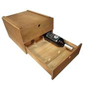 Expovinalia Botellero Caja para 6 Botellas, Roble Claro, 38x30x22 cm