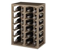 Expovinalia Botellero para 24 Botellas, Roble, Roble, 46x32x66 cm