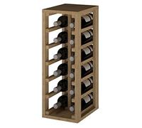 Expovinalia Botellero Pino 12 Botellas, Roble Claro, 58x24x32 cm