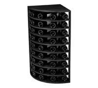 Expovinalia Botellero Rincon Vino de Maderal para 50 Botellas - Mueble de Pino Tipo Wine Rack Estantería para Vino y Botellas Garrafeira 105x44x44 cm Pino Negro