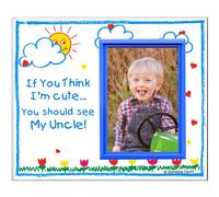 Expresamente tuyo! Expresiones fotogr ficas Si crees que soy lindo, deber as ver a mi t o: regalo con marco de fotos