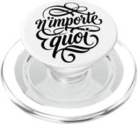 Expresión de caligrafía Francesa N'importe Quoi PopSockets PopGrip para MagSafe
