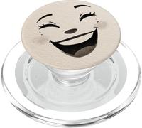 Expresión Facial mínima | Look Divertido y Tranquilo PopSockets PopGrip para MagSafe